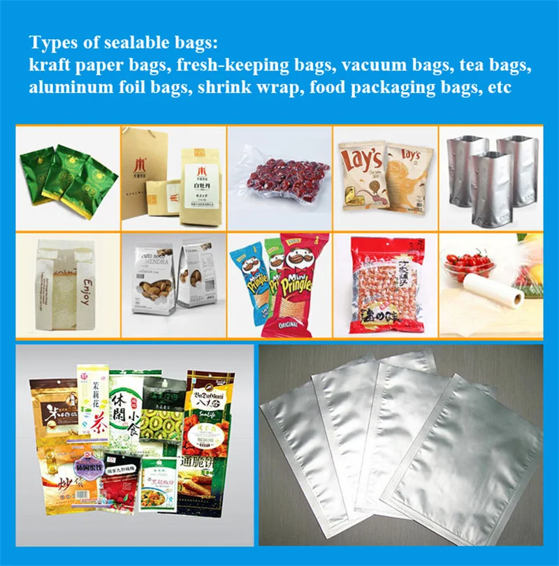 Commercial Treadle Type Bag Sealing Machine 350mm 450mm Pedal Food Plastic Paper Bags Sealer Packing Tool Double Sided Heating 6