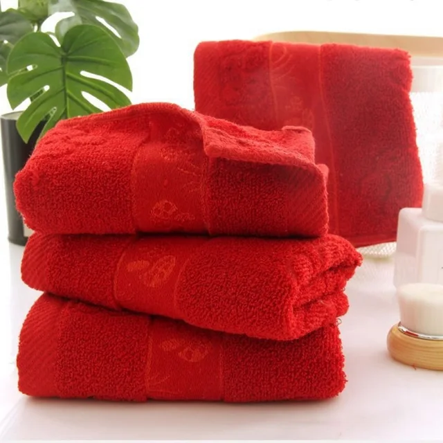 1/2/4pcs Hand Towel Sets Cotton Facecloth Towels Fast Drying Soft Handchief Towel for New Year Spring Festival Wedding Gift 1/2/4pcs Hand Towel Sets Cotton Facecloth Towels Fast Drying Soft Handchief Towel for New Year Spring Festival Wedding Gift
