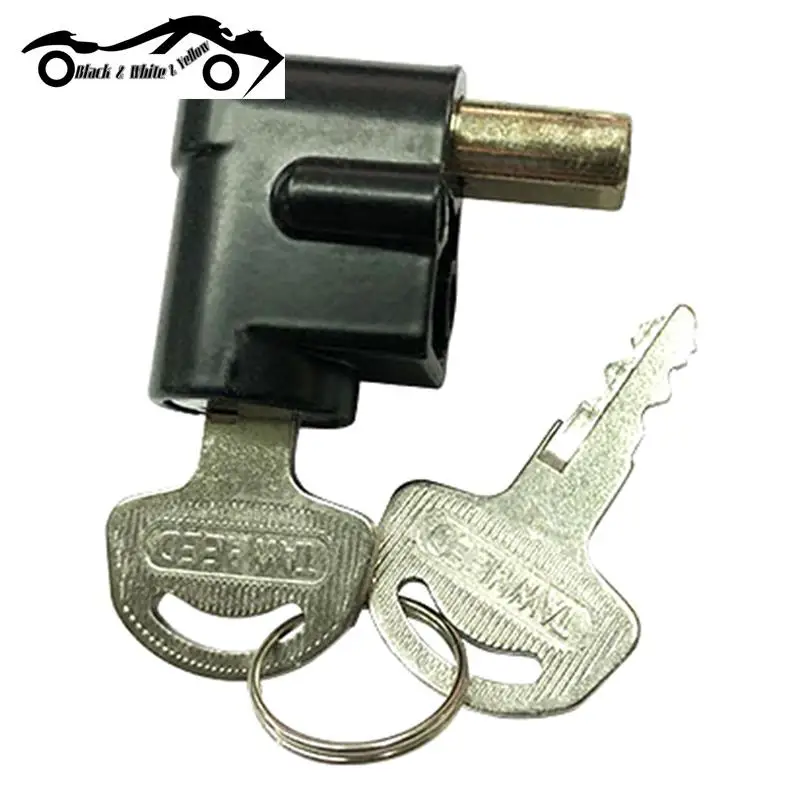 Stainless Steel Motorcycle Steering Lock With Two Keys 2 Position Switch For GN125 GS125 motorcycle accessories motorcycle lock cylinder