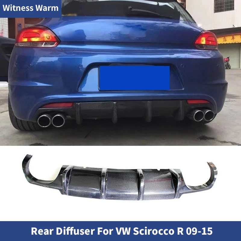 

Задний диффузор, спойлер для бампера для Volkswagen Scirocco R Splitter Car Styling 09-15