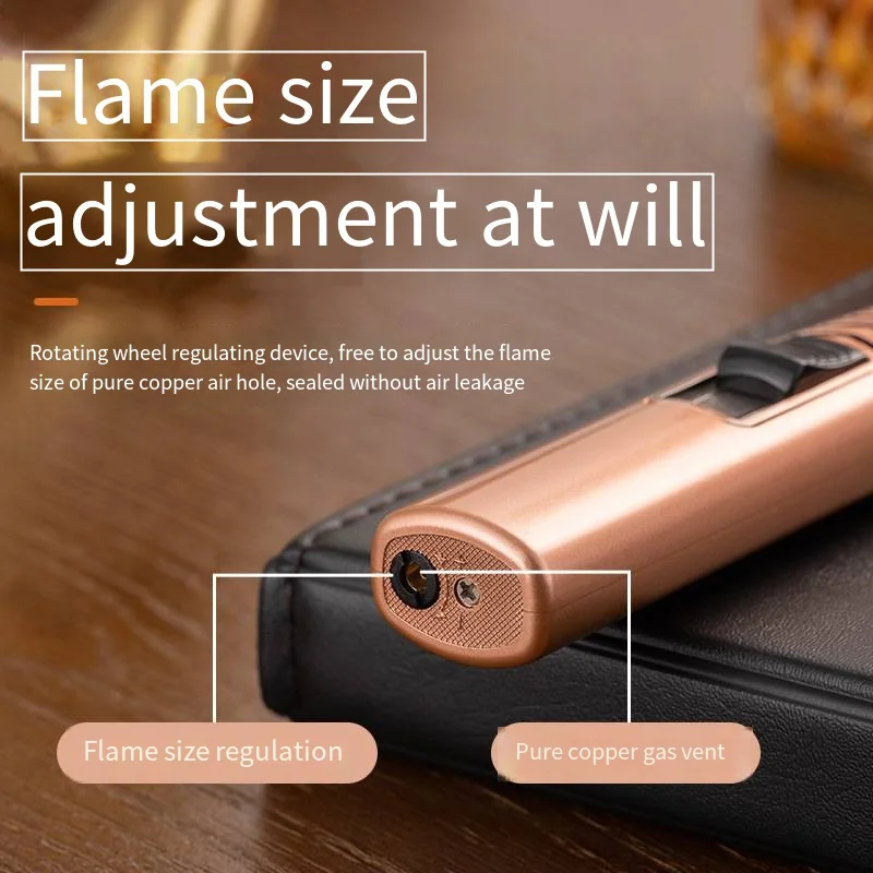 Metal Gradual Change Spray Gun Lighter Kitchen Lighter Household Small Tools BBQ Outdoor Practical Gadgets Gifts bbq lighter