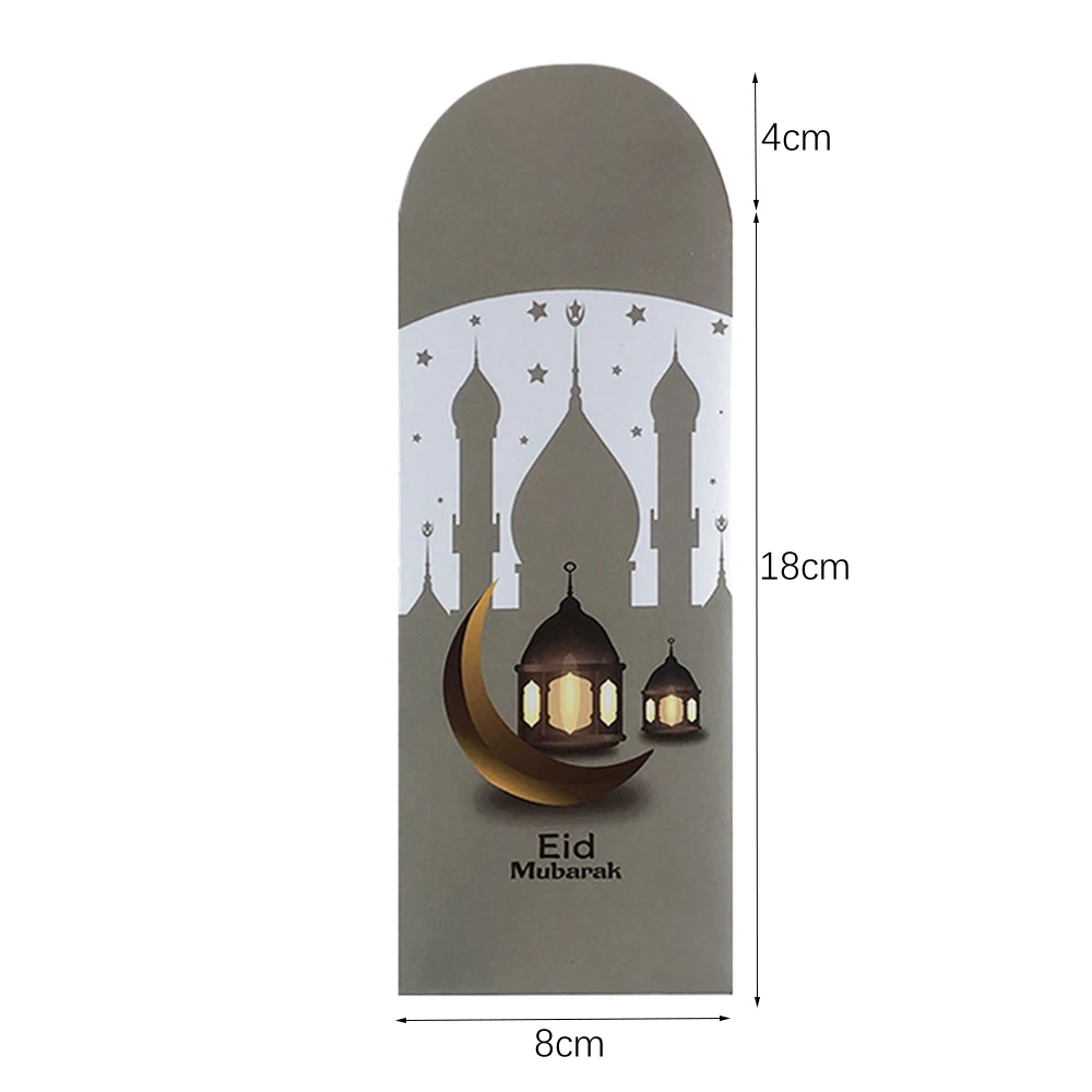6 Stück Eid Mubarak Umschläge Geschenktüte Geld Mond Schloss Ramadan Dekoration Muslim Islamische Tasche für Eid Al-Fitr Dekoration Zubehör – Detail 18