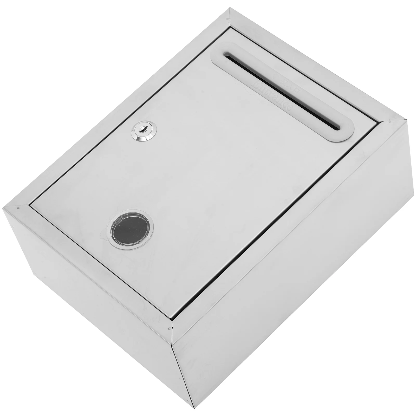 

Suggestion Collect Bin Complaint Mailbox School Wall Vintage Letter Locking Storage Bins Stainless Steel Hanging Postbox