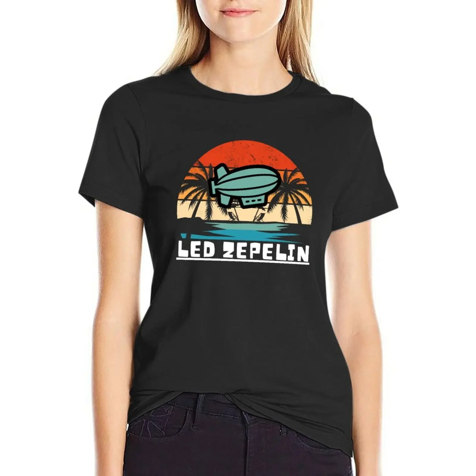 

Zepelin T-shirt graphics animal print shirt for girls Women t-shirts