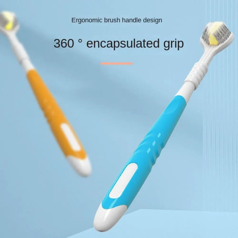New U-shaped Three Sided Toothbrush 3D Fully Wrapped Adult Household Cleaning Brush Gift Soft Bristled Tooth Care for Daily Use