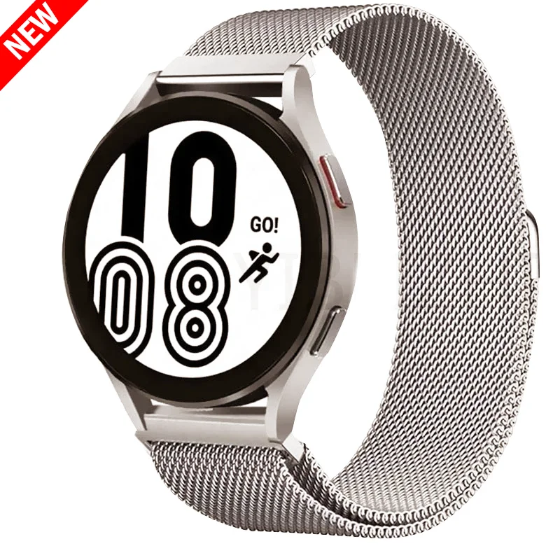 Milanese Loop Metal Magnetic Starlight Bracelet Strap, 22mm/20mm Band