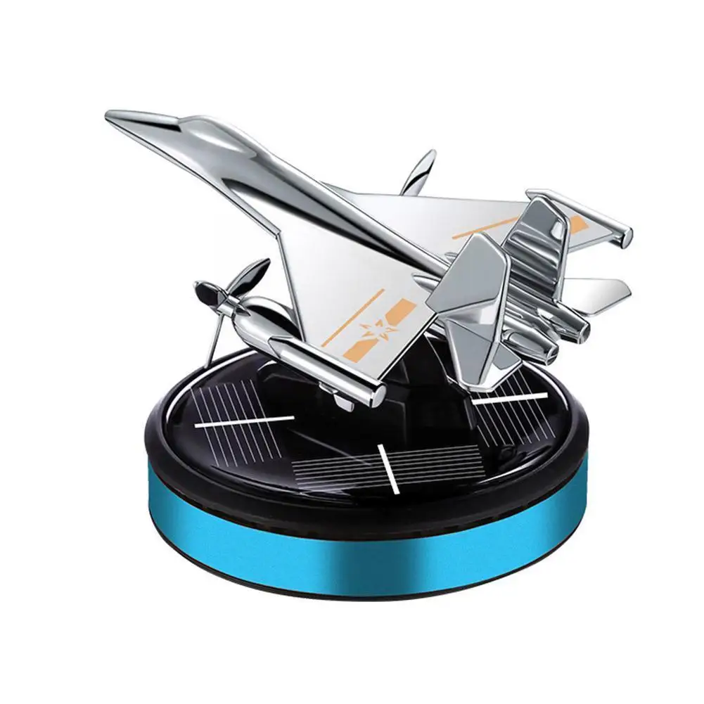

Car Air Freshener Solar Aircraft Perfume Car Accessory Flavoring Fragrance Solar Car Fighter Aromatherapy Propeller Long-La U7Y5