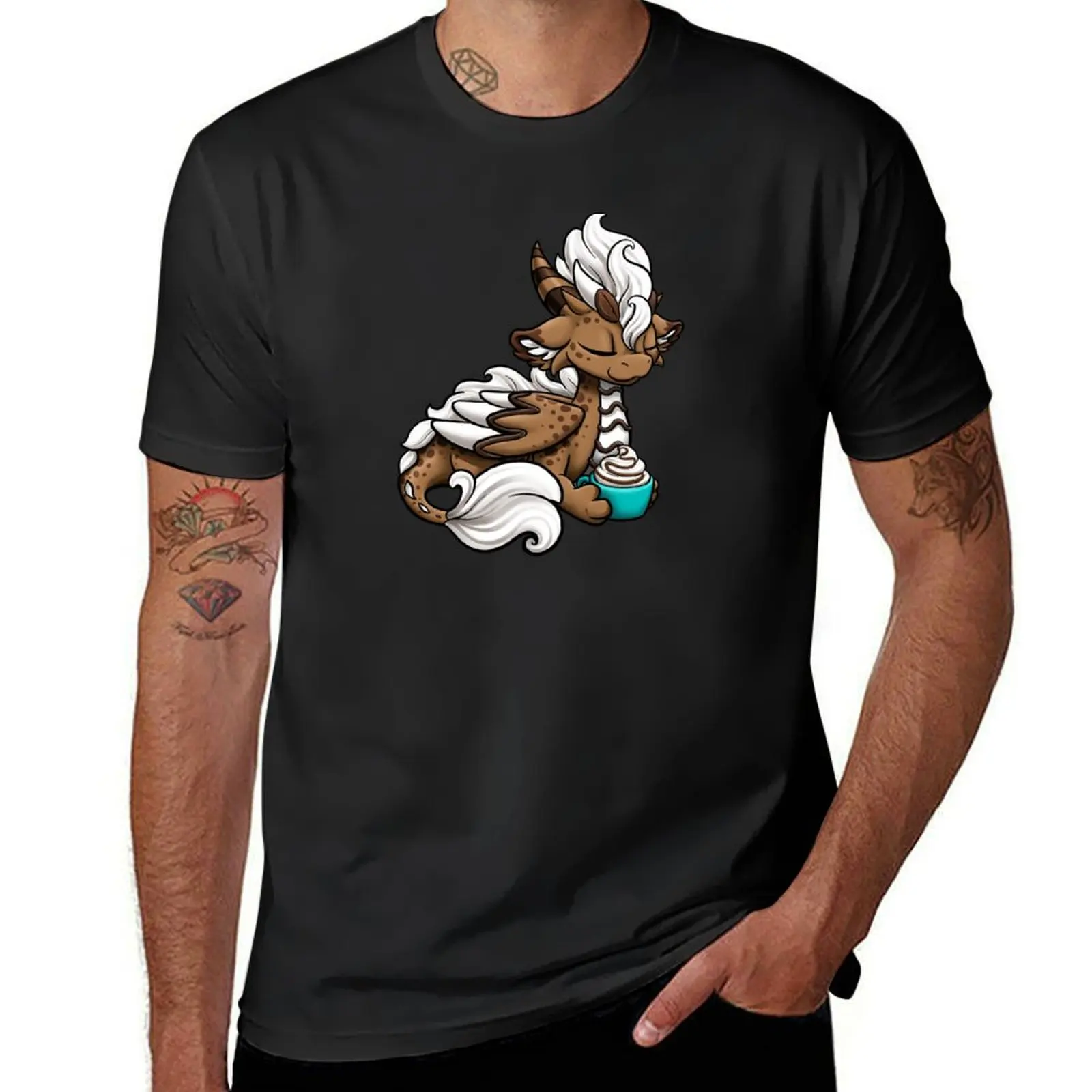 Mocha 'Coffee Beans' T-Shirt oversized sublime new edition shirts graphic tees mens workout shirts