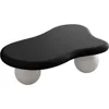2452-d3e9bb.jpg Modern Black Cloud Coffee Table – 40″ Irregular Center Table with Ball Legs