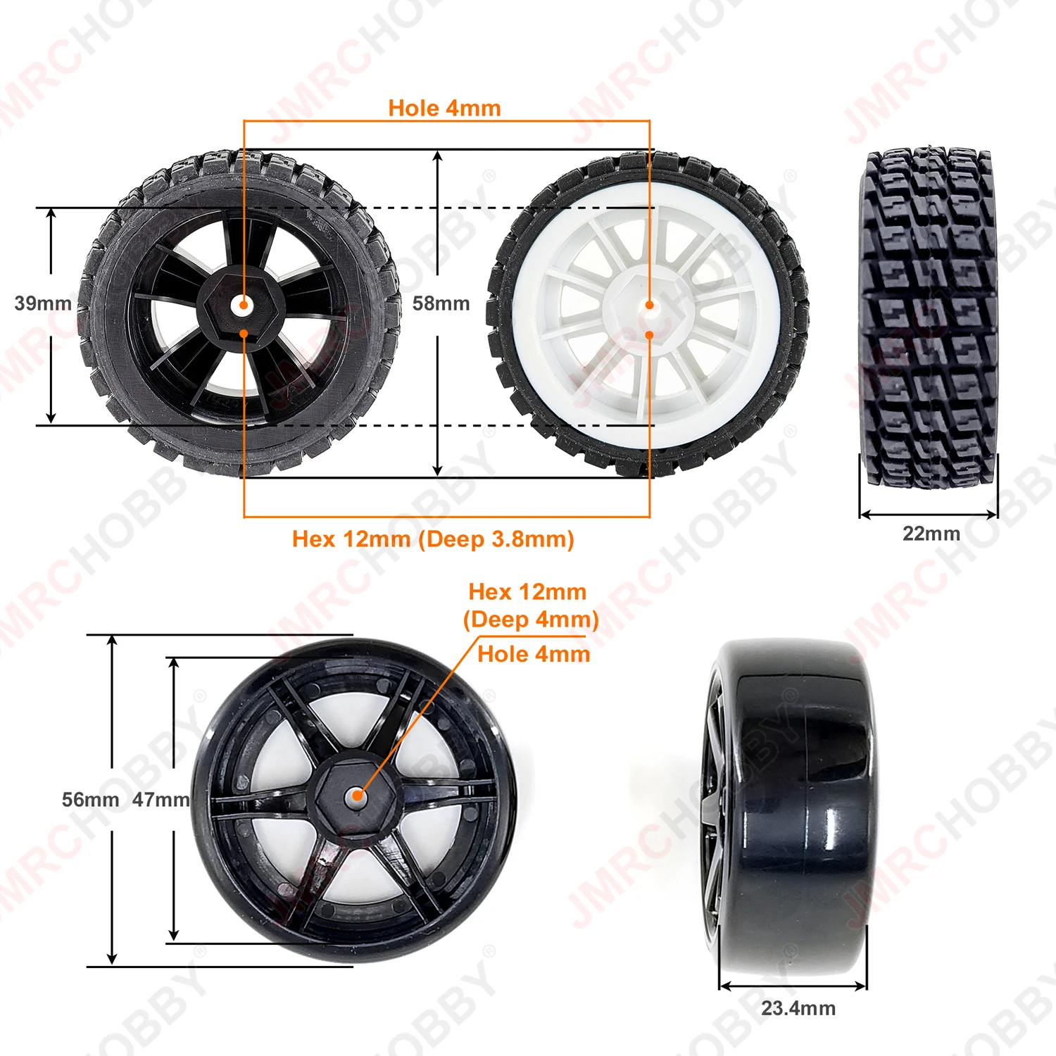 連絡用 RCショックアブソーバーセット For Mjx 14301 13402 14303 1/14 RC