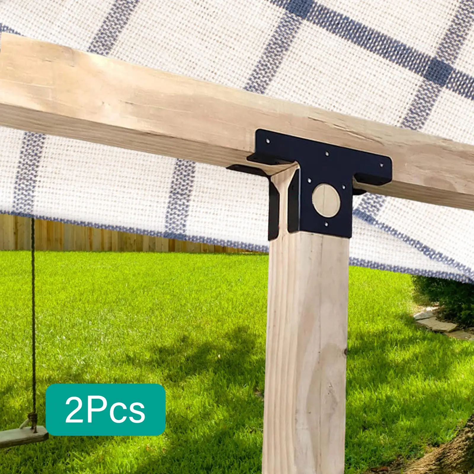 2x Pergola Brackets Gazebo Accessories for 4x4 Wood Post Corner Brackets 2x Pergola Brackets Gazebo Accessories for 4x4 Wood Post Corner Brackets