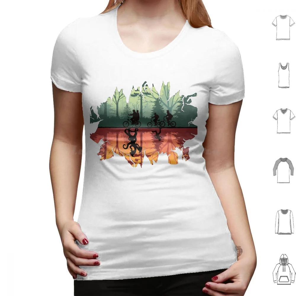 thumbnail image 1 of ( The Upside Down ) T Shirt 6Xl Cotton Cool Tee Things Stranger Will Byers Mike Eleven Lucas Dustin 80S Hawkins Netflix 1980S, 1 of 5