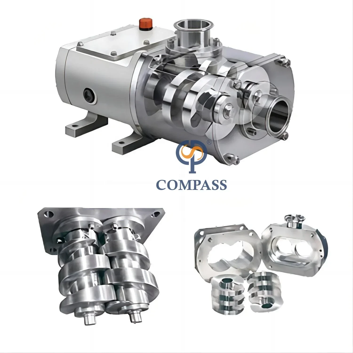 Compass Designed high quality hygienic Stainless steel SS316L twin ...