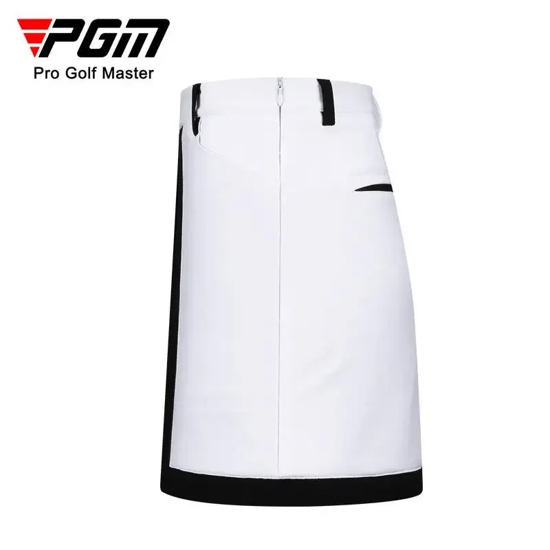 PGM Women Golf Skirt Girls Sports Slit Skirt with Anti-Smear Lining Golf Wear for Woman XS-XL QZ079