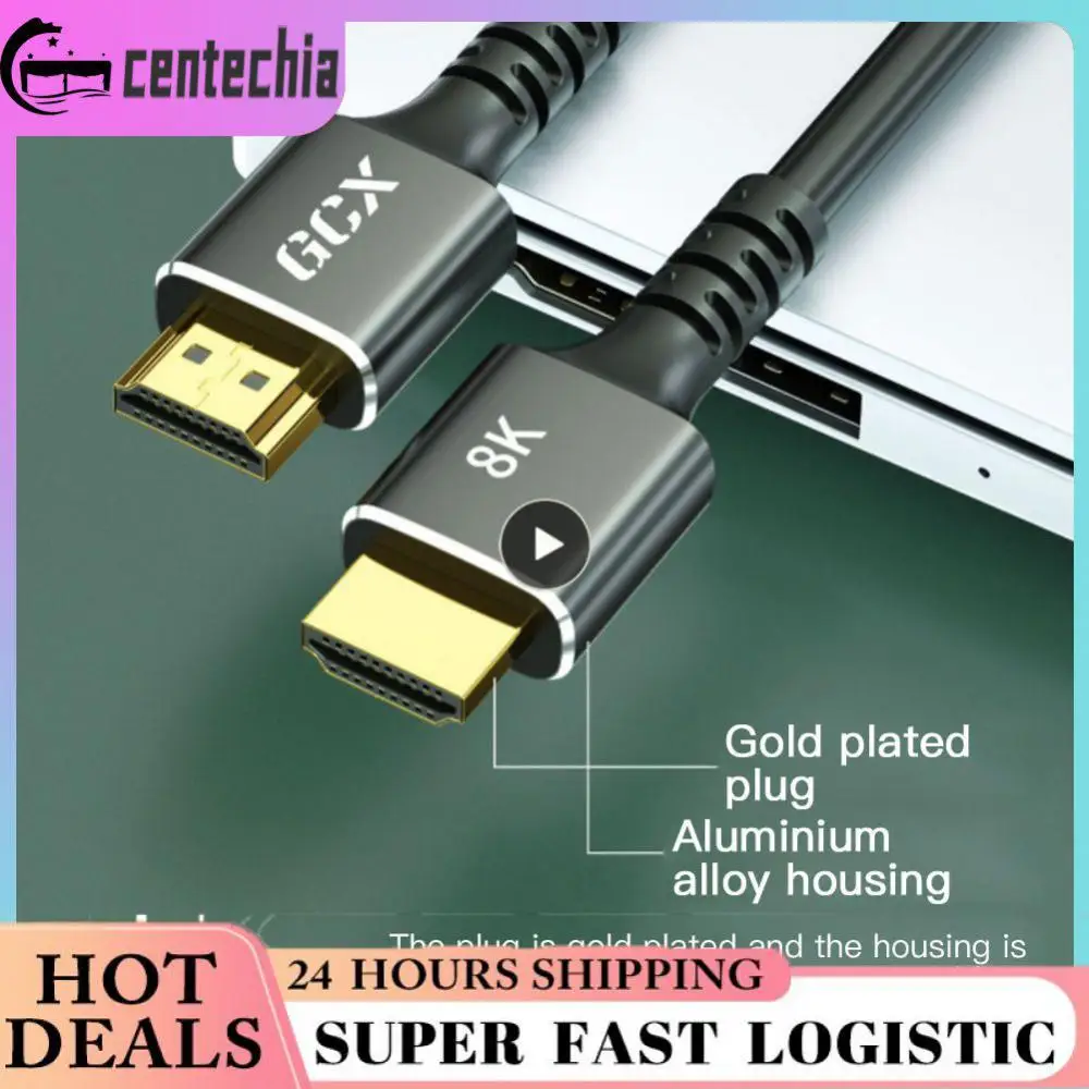 PS3 4/5 TV PC 모니터용 연결 케이블, 데이터 케이블, 8k 60Hz, 4K 120Hz 버전 2.1, 48Gbps
