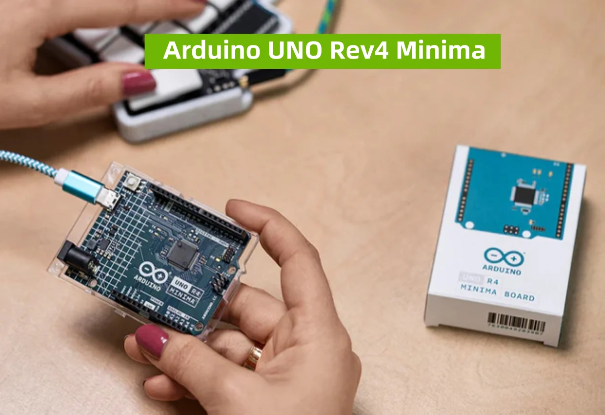 Waveshare RA4M1-Zero Scheda Di Sviluppo Mini (Senza Pinheader) - MCU RA4M1 ARM Cortex-M4 48MHz - FPU, Criptazione Firmware - 18x23.5mm - 2