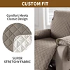 1 Seater Waterproof Quilted Anti-wear recliner sofa covers Pet Dog  Sofa Mat Solid Color Sofa Covers 6