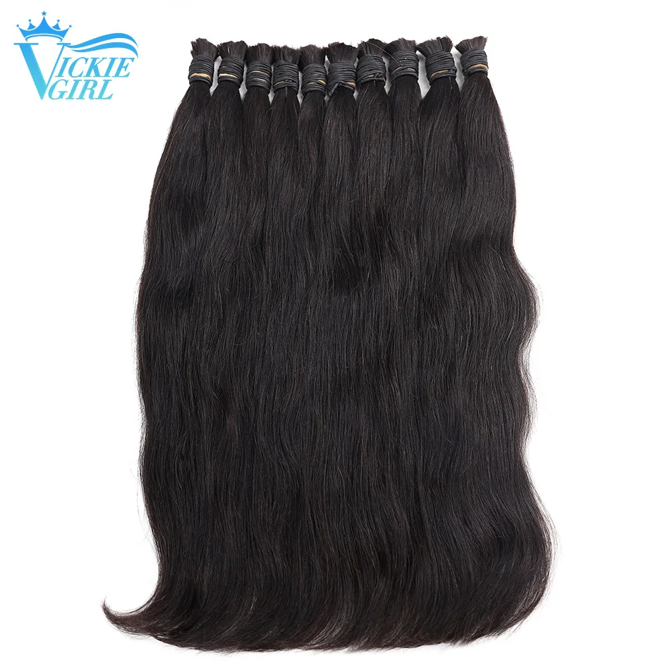 Original Human Hair Bulk Braiding Virgin Natural 100% Human Braiding No Weft Peruvian Hair Bulk Bundles Extensions