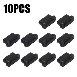 Type-C Dust Plug USB Charging Port Protector - Plastic Cover Smart Phone Accessory (10/1 Pack) (10pcs)