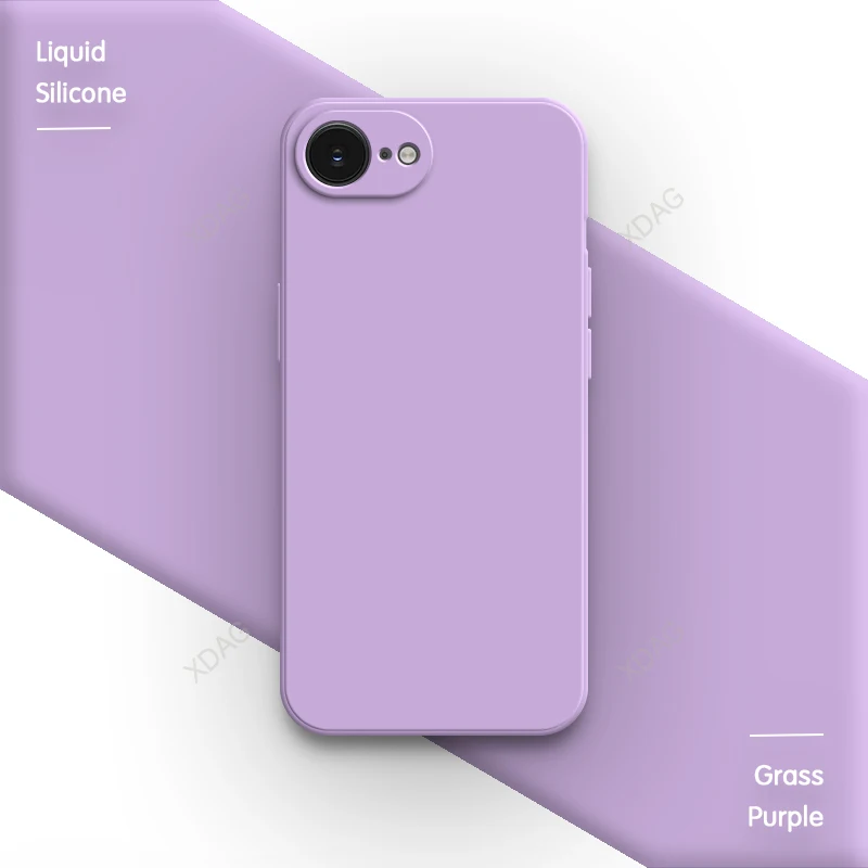 Sleek Silicone Back Cover - Classic Straight Edge Design