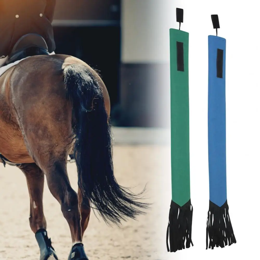 Anti-mosquito Breathable Non-woven Fabric Horse Tail Protector Drawstring Horse Tail Bag with Fringe Horse Accessories 4