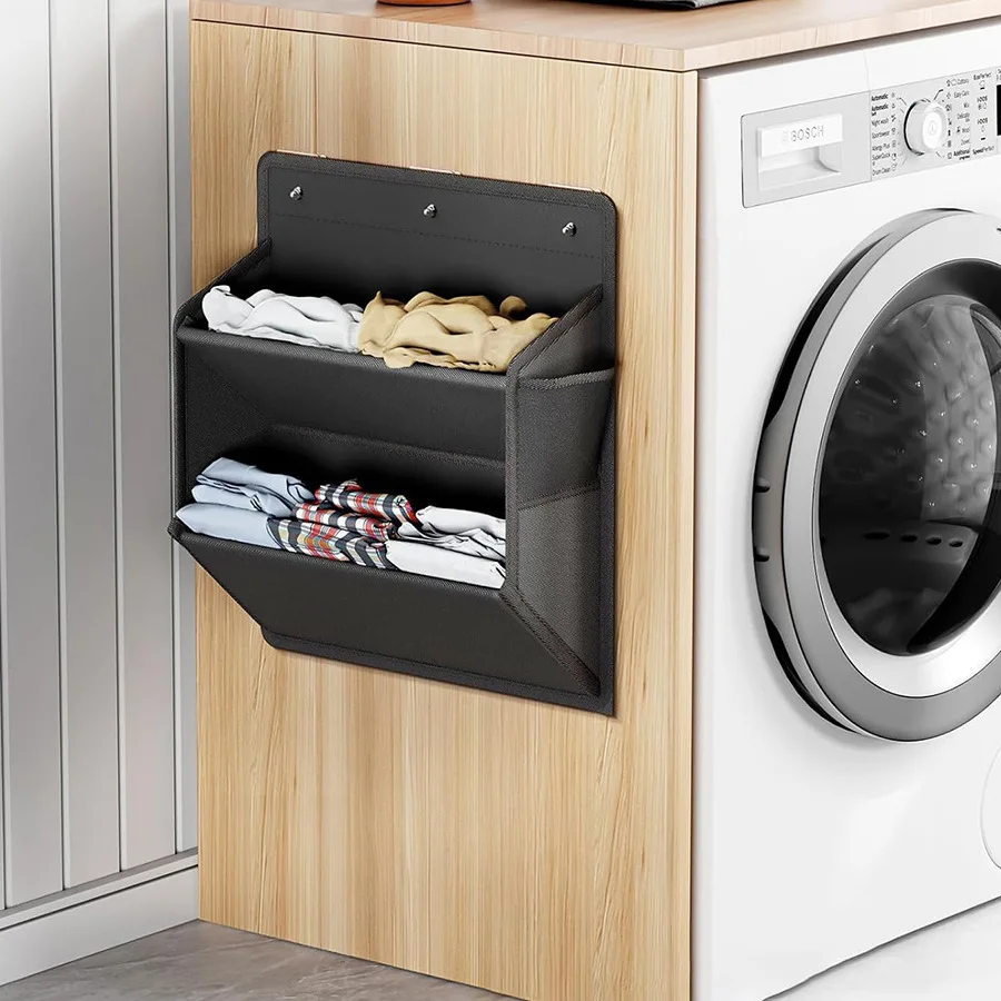 Door Rear Storage Shoe Bag RV Wall Mounted Shoe And Miscellaneous Sorting Storage Bags Fabric Storage Hanging Bag Organizer 4