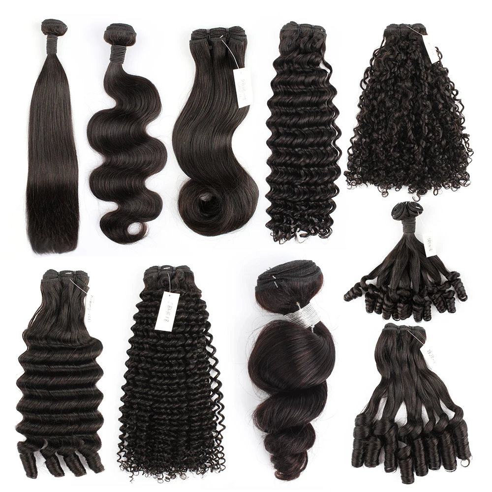 1 Bundle Super Double Drawn Loose Wave Curly Deep Kinky 100% Human Hair 100g 26 inch Hair Extensions Remy No Short