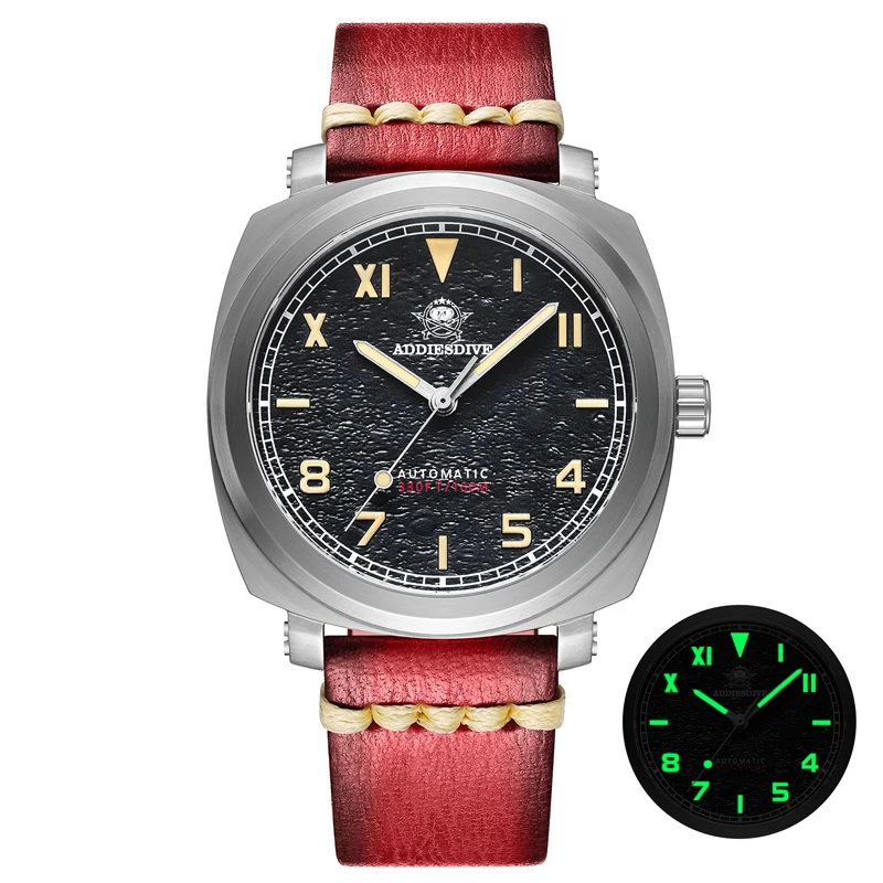 

ADDIESDIVE Men's watch NH35A BGW9 Super luminous Sapphire Glass 10Bar Waterproof relogios masculinos Automatic Mechanical watch