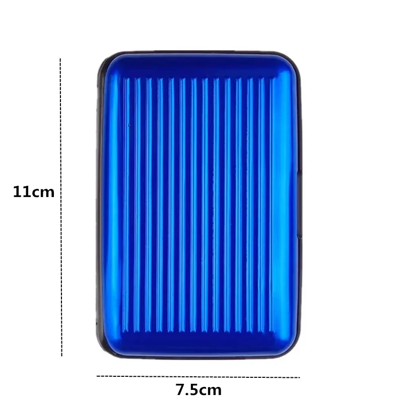 Wallet Card Holder Credit Card Anti-RFID Scanning Protect 1Pc Men Aluminum Hard Case
