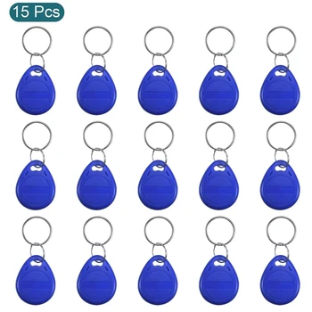 High Quality RFID Proximity 125KHz Blank Chip Copy Writable T5577 EM4305 Token Tag Keychain Card For Door Entry Access Control 1