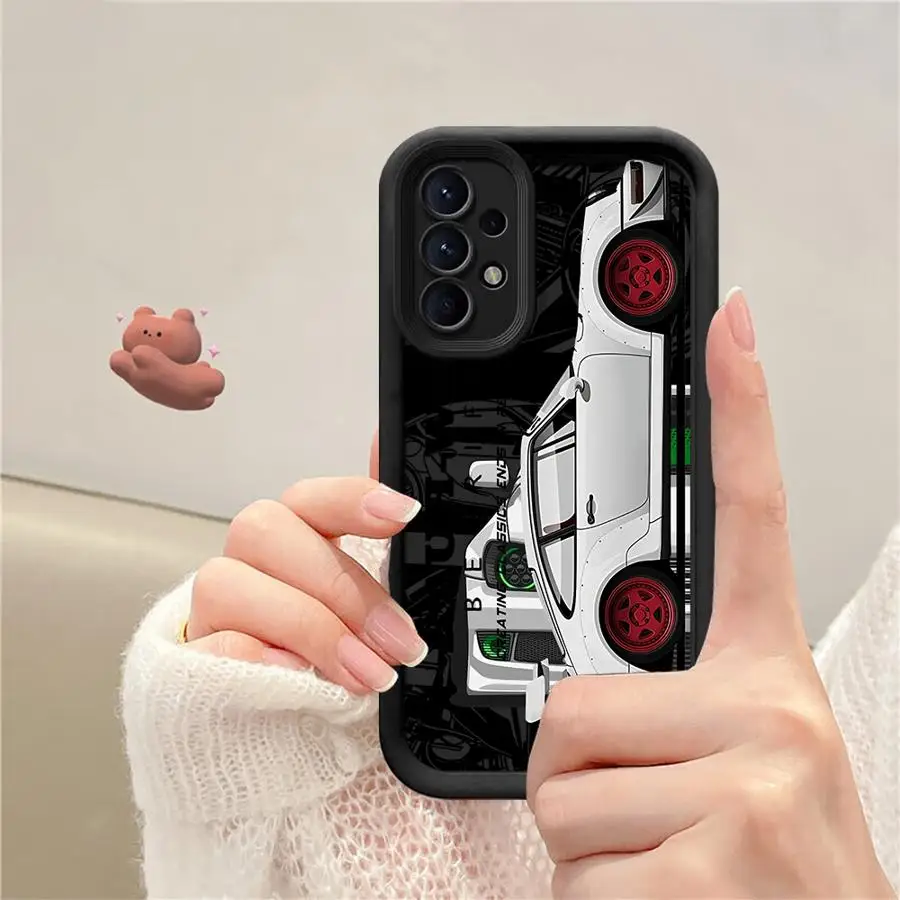 Soft Cover Phone Case with Japan JDM Sports Design