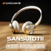 Sansui DT11 ANC Draadloze Bluetooth 5.4 Hoofdtelefoon -45dB Actieve Ruisonderdrukking Headsets 50H Speeltijd Over Ear Retro Oortelefoon