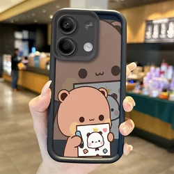 BuBu DuDu Couple Phone Case - TPU Dustproof Cover - Redmi Note 13Pro 4G (Black A)