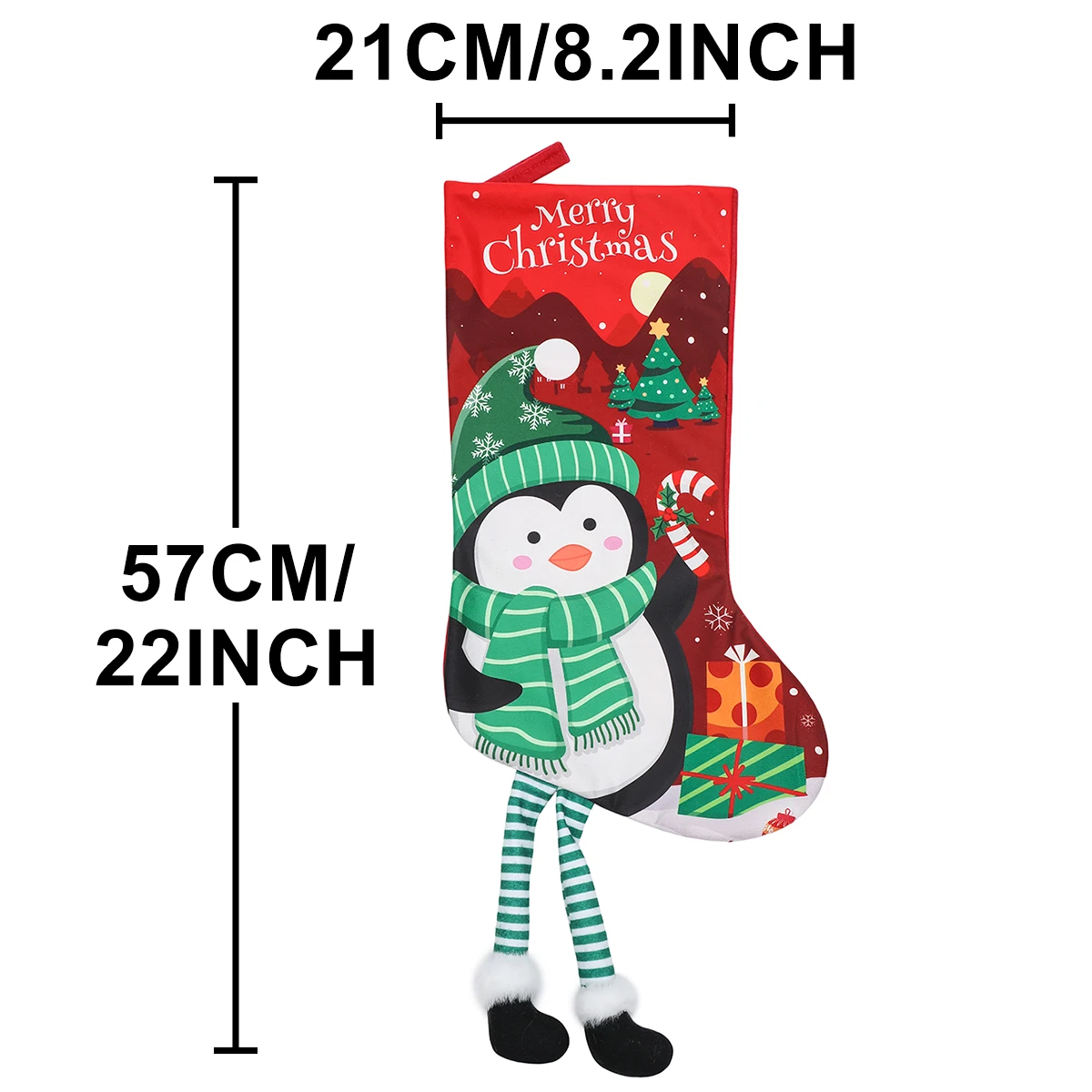 Christmas decoration, holiday party supplies, Christmas stockings ornaments, fireplace decorations, home window display props 5