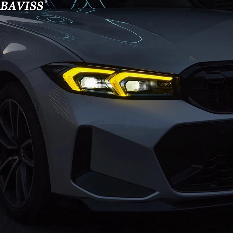 ְ  ٻ LED , , , ο, DRL, ڹ ׸, BMW 3 ø G20 LCI G21 i3  2023 + DRL