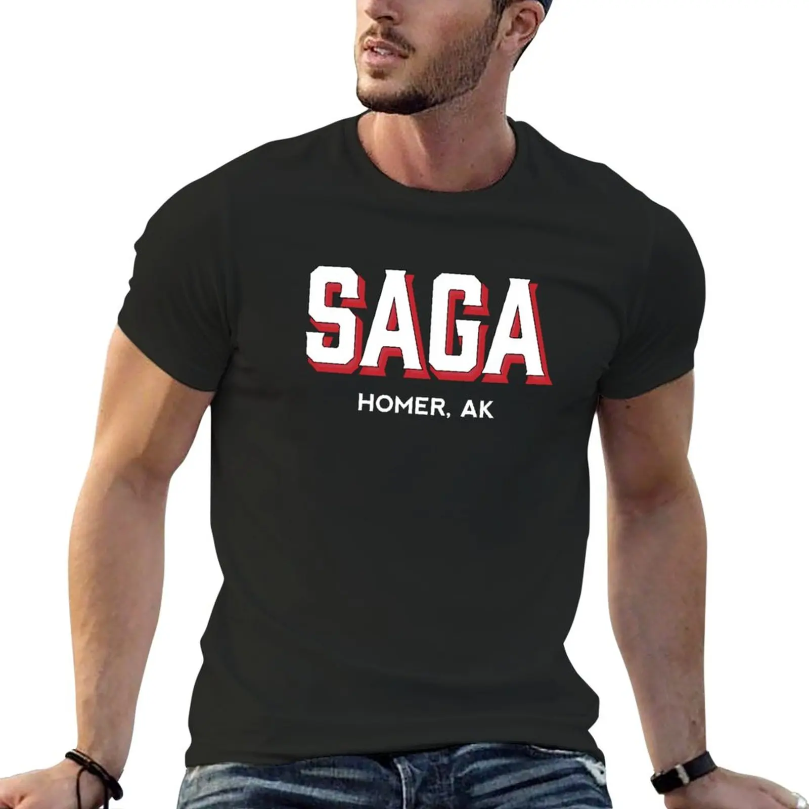 

FV SAGA T-Shirt oversized anime men clothing