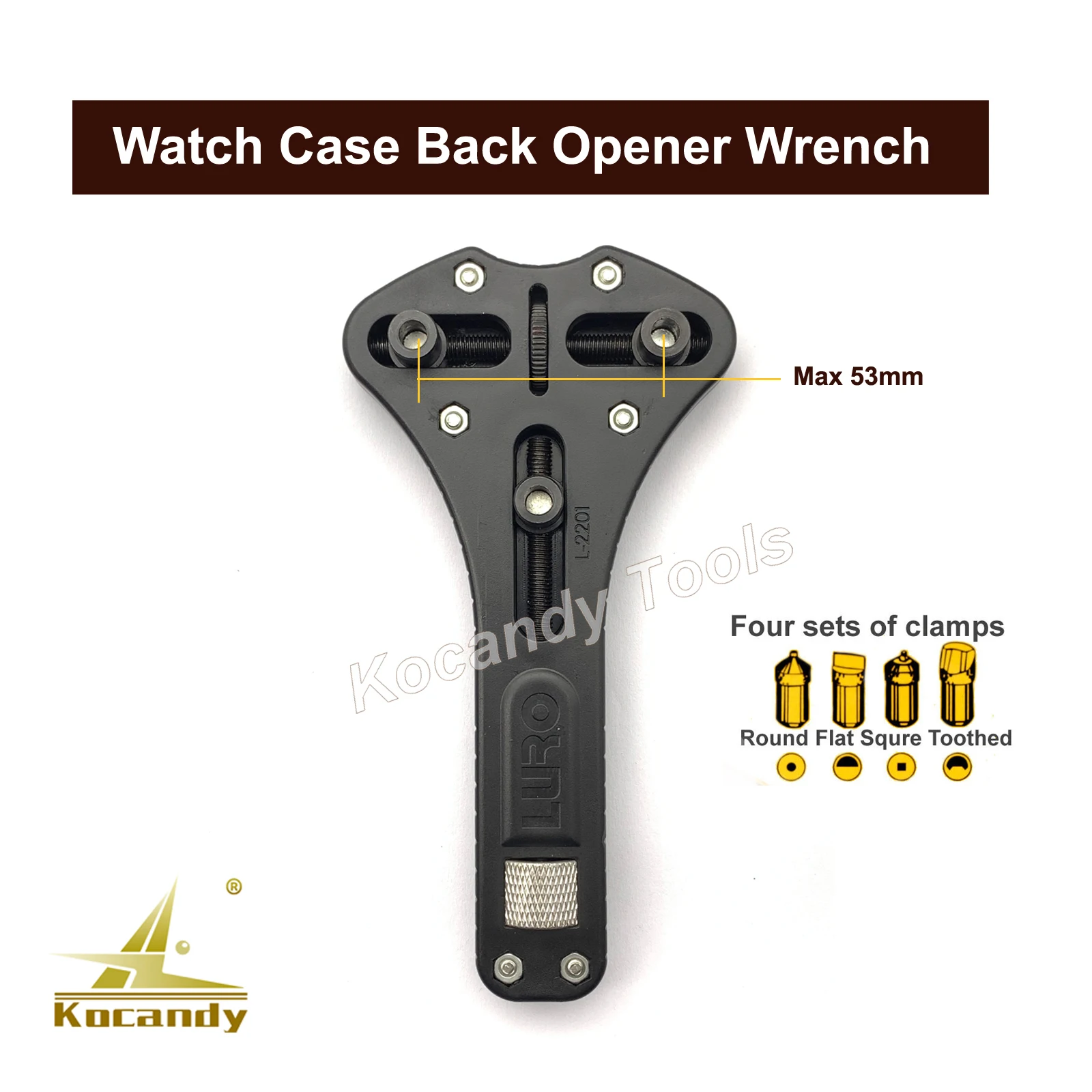 Jaxa Wrench Watch Back Case Opener Battery Change Tool For Watch Repair Watchmaker Tool watch repair tool