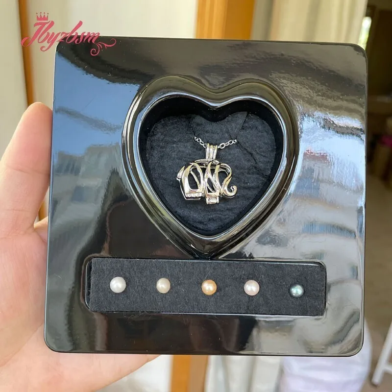 Natural Oyster pcs Wish Freshwater Pearl Necklace Rudder Love