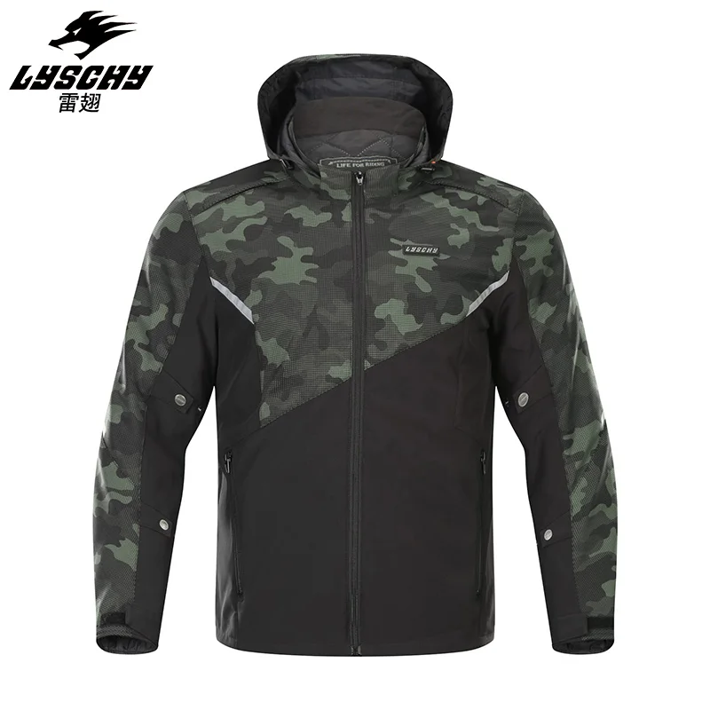 LYSCHY 겨울 따뜻한 방수 옥스포드 천, CE 인증, 장거리, 데일리 사이클링 랠리, 모토크로스 오토바이 재킷 바지