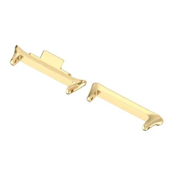 Stainless Steel Watchband Strap Connector Bracelet Adapter for 20MM Mi Band 8Pro (Gold)