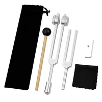 528 HZ Tuning Forks for Healing Chakra Set OM136.1 Hz for Repair Sound Healing Instruments with Tuning Fork Holder A 1
