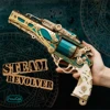 MMZ MODEL DIY 3D Wooden Puzzle Steam Revolver Assembly Model Kits Toys For Children Kids Girls Birthday Gift 6