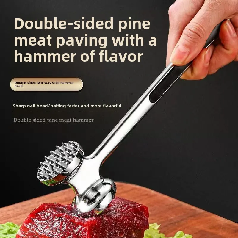 Aluminum Steak Metal Hammer Meat Tenderer Heavy Durable Double Sided Household Kitchen Tool meat tenderizer meat hammer