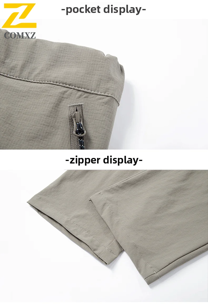 EiAO Men's Quick-Dry Outdoor climbing Pants Waterproof Windproof UPF50+ Hiking Cycling Beach Camping Fishing Multi-Scenario 2025