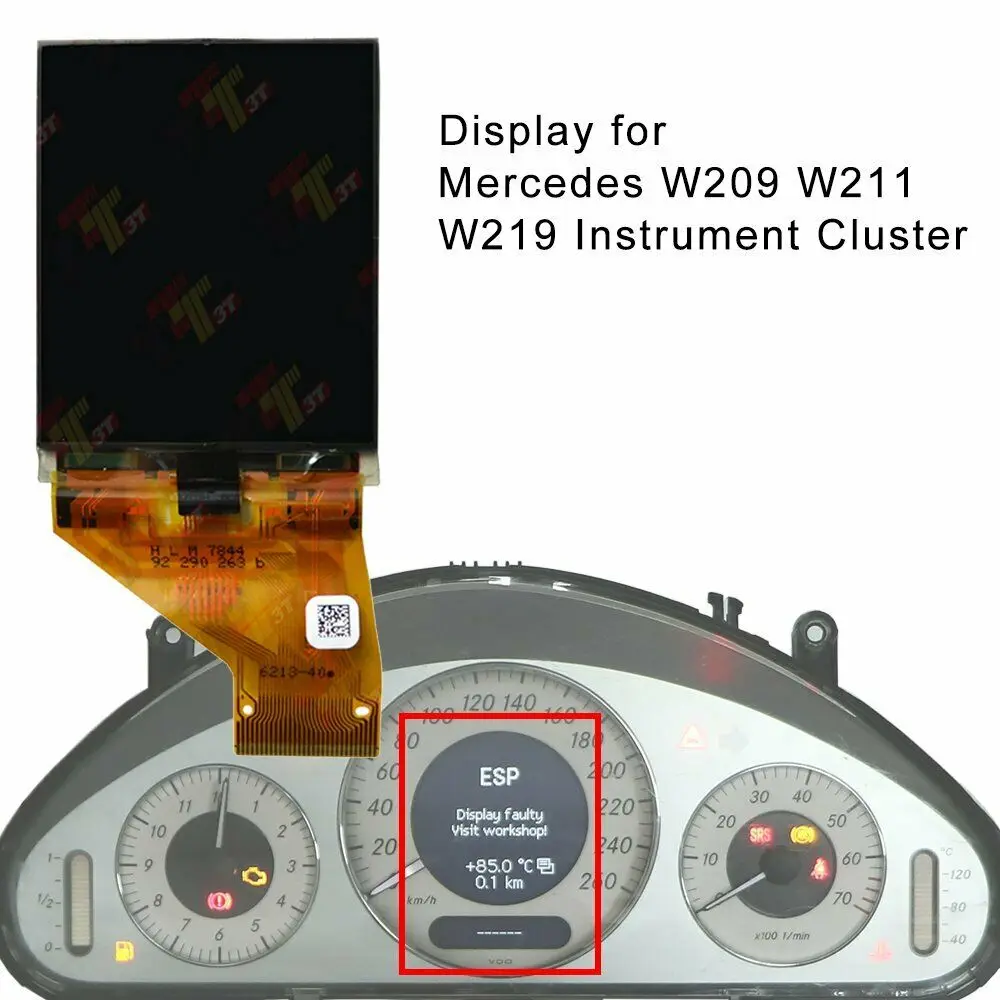 Gauge Cluster Lcd Display For Mercedes Eclass E200 E320 E350 E500 E55 E63 W209 W211 W219