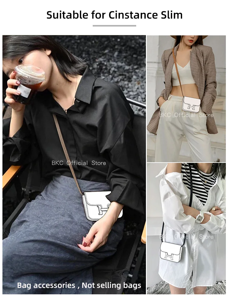 高級感 使い方様々☆【HERMES】Constance Slim ショルダーバッグ Epsom Leather Length Strap For Hermés Constance Slim with