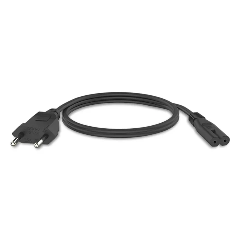 Universal EU to Korean Power Cord - 4.8MM Figure 8 Plug to IEC C7 Connector