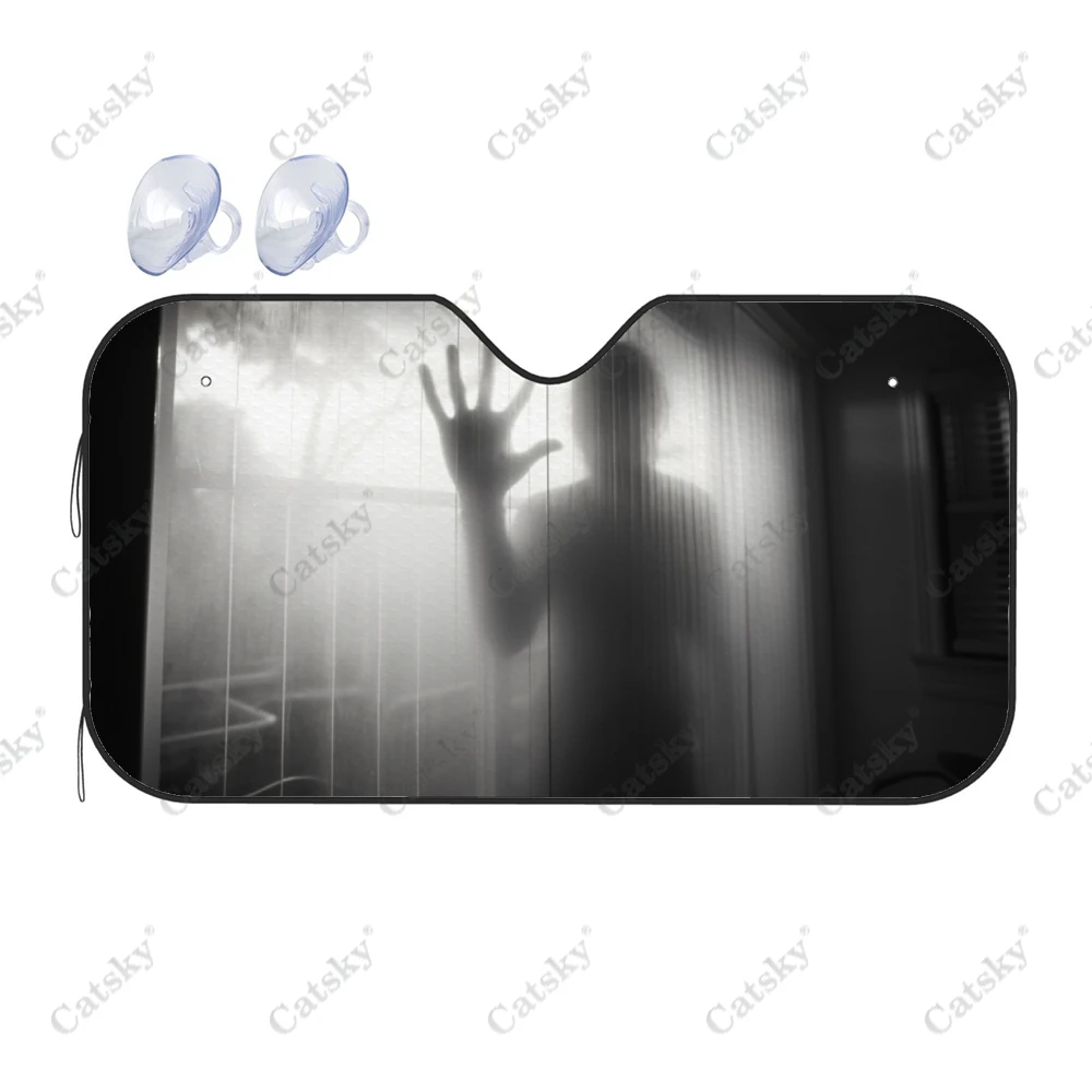 

Солнцезащитный козырек для лобового стекла автомобиля Ghost in, солнцезащитный козырек для лобового стекла автомобиля, защита от УФ-лучей