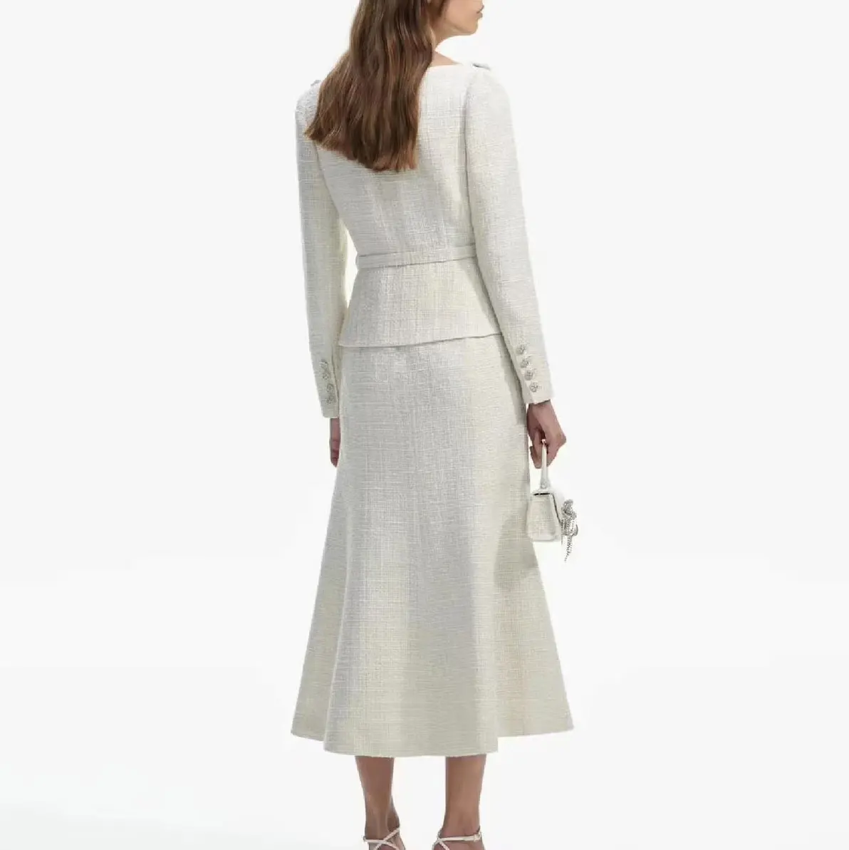 Рисунок 2 - Женское твидовое платье с высокой талией