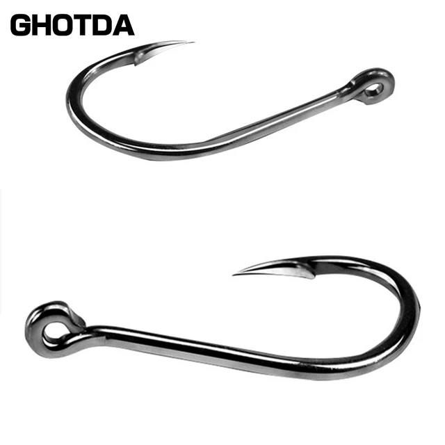 100Pcs Lot Fishing Lure Slow Jigging Fishing Cast Jigs Assist Hook Fly  Fishing Barbed Single Jig Hooks High Carbon Steel - AliExpress